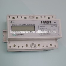 Three Phase Modbus Din rail kilo watt hour meter/KWH meter/power meter