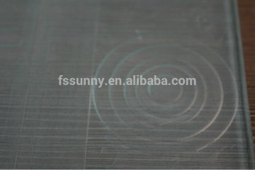Transparent carve patterns glass