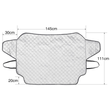 Universal magnetic car front windscreen cover