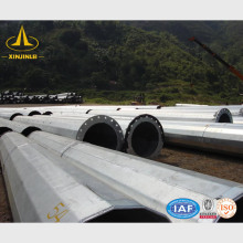 Hot Dip Galvanized Square Lamp Post Pole With Parking Light