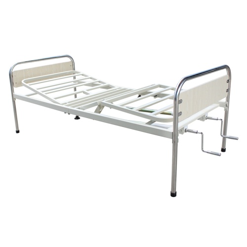 Cama de metal manual de duas articulações