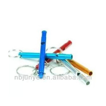 Ningbo Junye made in china colorful toy aluminum sport whistle