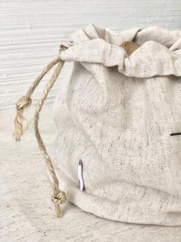 large drawstring cotton bags