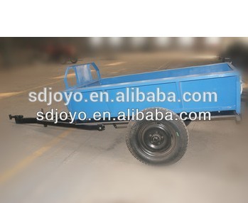 Walking tractor trailer, 1T box hand trailer supply by joyo