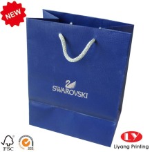 Embossing Jewelry Paper Bag with PP Rope