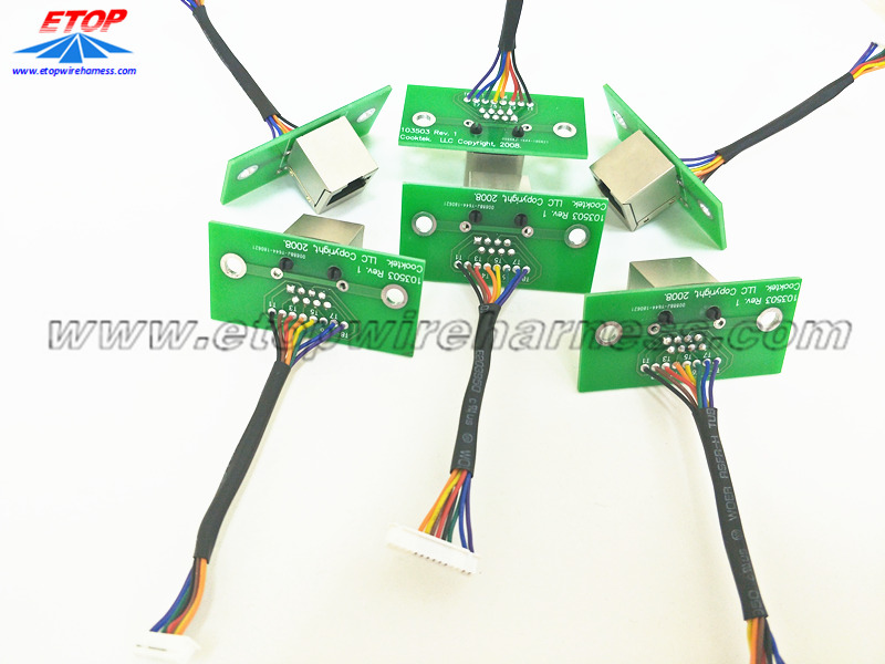 RJ45 Adapter mankany PCB Fivoriana