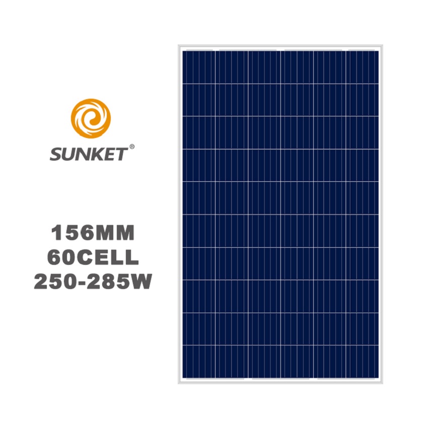 Top 10 265W 270W 275 W Panel solar poli