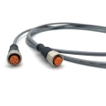 M12 MALE Y DUSITIOROR إلى CONCLITION CABLE