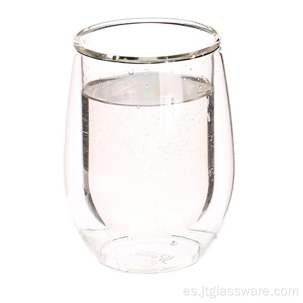 Taza de agua de vidrio de borosilicato