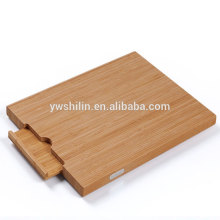2014 newest ! Bamboo cutting board with drawer / scalable bamboo cutting board / bamboo chopping board wholesale
