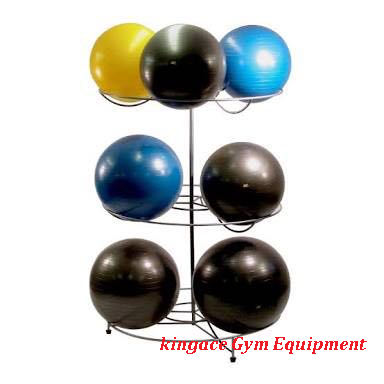 Anti-burst Gymball rack