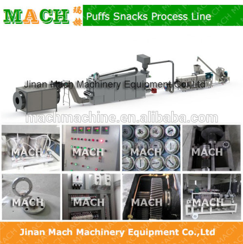 Chocolate core Filled puffed Snacks production line