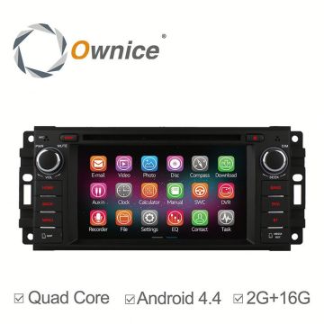 DDR3 2G quad core RK3188 1.6GHz Android 4.4 & Android 5.1 car audio for Jeep Chrysler Dodge support DVR