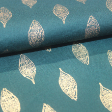 printed cotton canvas carded poplin fabric for dress