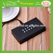 Blcak led light base for crystal display base