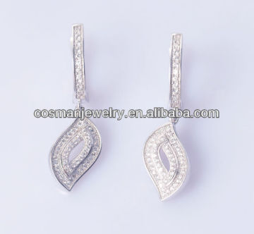 micro pave setting earring