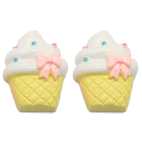 Kleurrijke Plaksteen Cupcake Resin Charms Oorbel Maken Leuke Dessert Cake Cabochon Kralen voor DIY Sleutelhanger Ornament Hoofd Accessoire