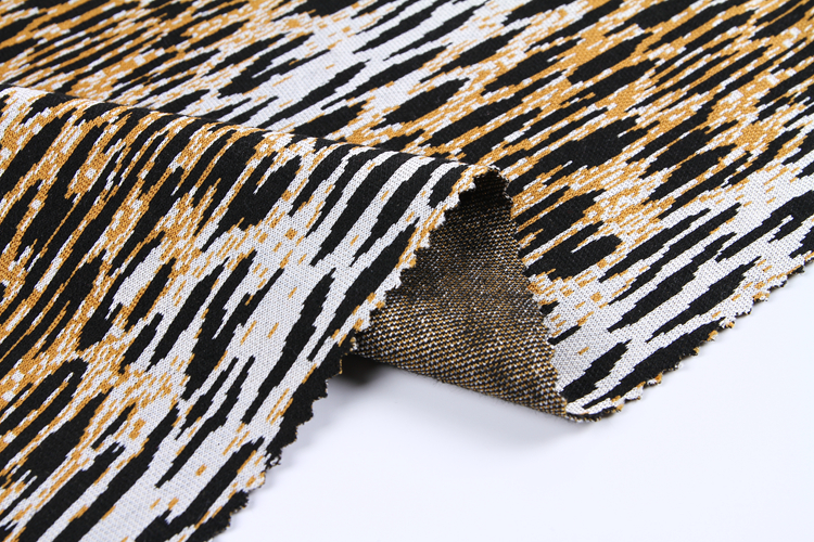 African fashion tiger print leopard spandex jacquard fabric definition