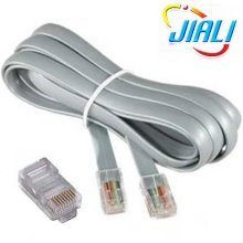 RJ45 8P8C Straight Modular Flat Telephone Cable