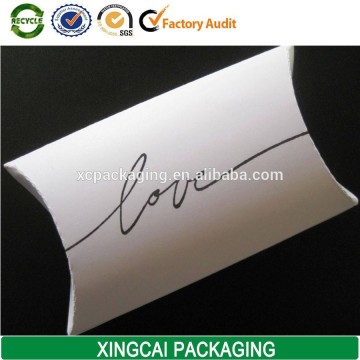 white PP jewelry pillow boxes