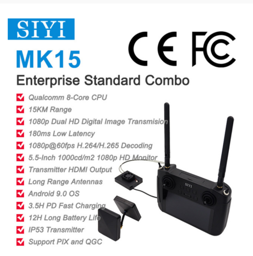 15km Siyi MK15 Enterprise FPV Radyo Verici