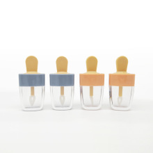 5ml empty plastic cute lip gloss wand tubes