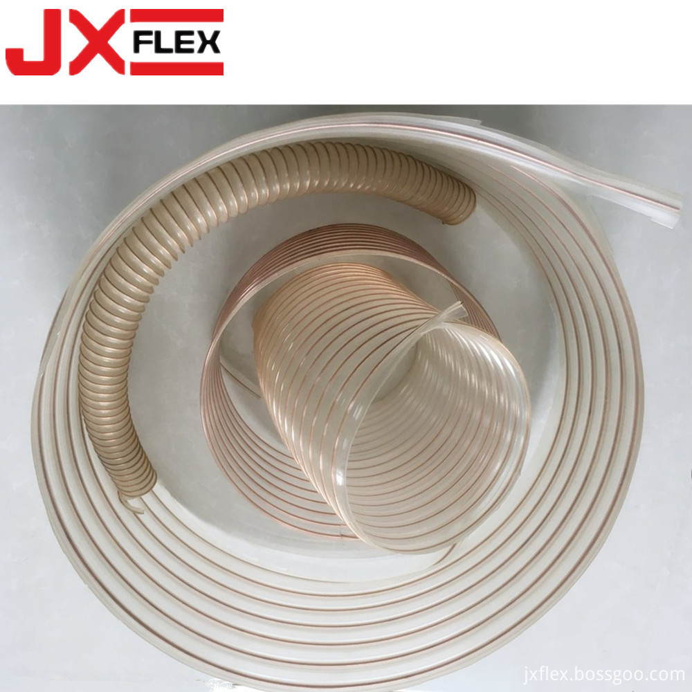 Wire Spiral PU Flexible Ducting Hose