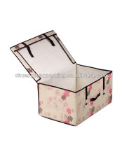 Nonwoven cloth bag storage box for household articles