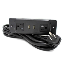 US Dual Power Outlets Strip With USB Port