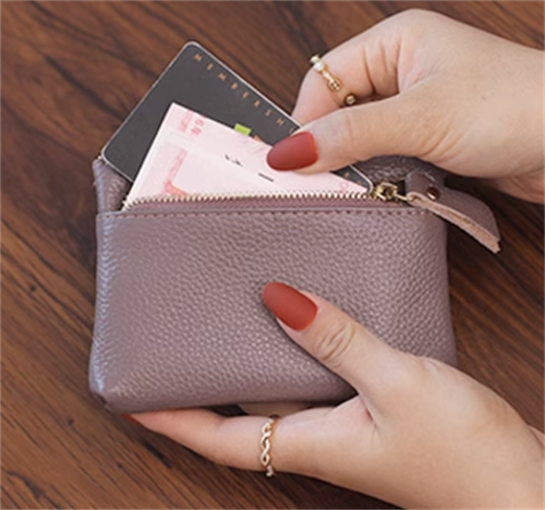 new design zipper coin purse cotton wallet