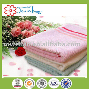 100%cotton plain coloured satin bath towel