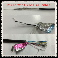 FEP insulation smaller signal loss micro coaxial cable