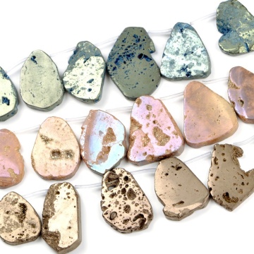 Quality Choice Polished Loose Agate Druzy Geode Necklace Bracelet Pendant