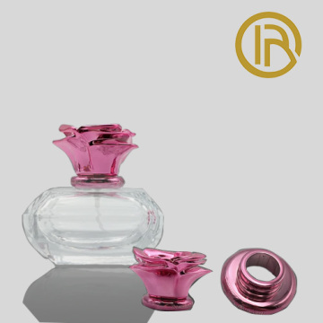 Custom Rose-Shaped Zinc Alloy Perfume Caps