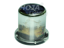 3.75 inch Solar Warning Light LEDs Solar Warning Light