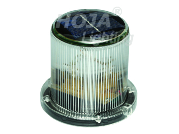 3.75 inch Solar Warning Light LEDs solar flash warning light