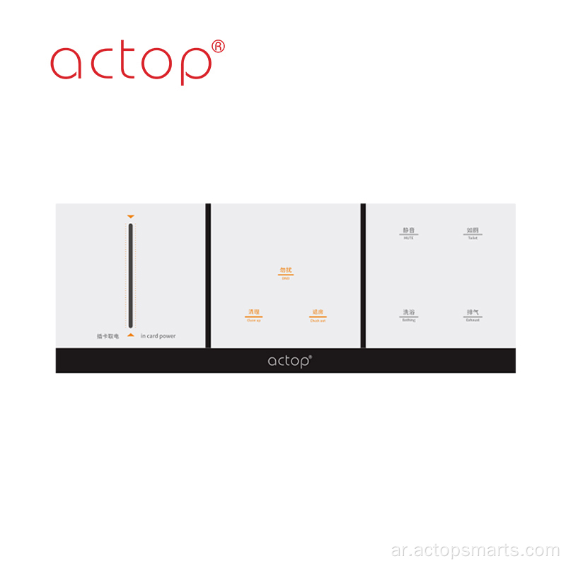 Control unit of smart hotel management system