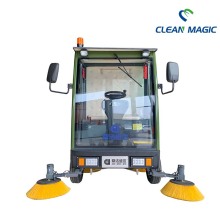 Heavy duty road sweeper driven by industrial electricity