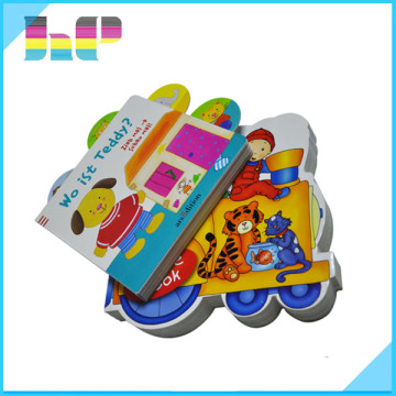 cardboard mini children book printing convenient child book made in china