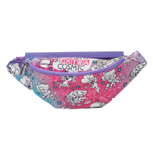 Napa print Fanny pack/Cartoon kids PU Fanny Pack