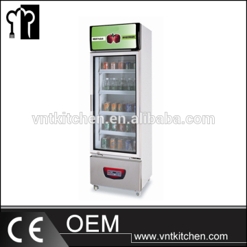 Upright Glass Door Red Bull Cooler (CE Approved)