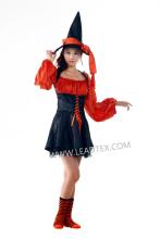 Adult Halloween Orange Witch Costumes