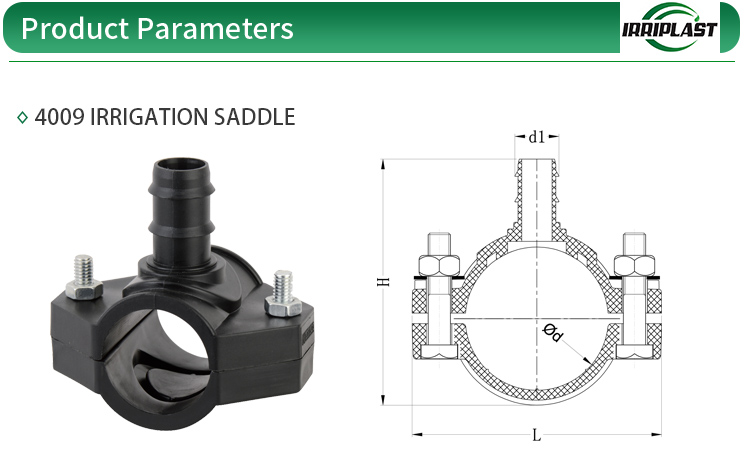 farm irrigation systems pp clamp saddle irrigation saddle for water supply and irrigation