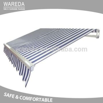 aluminum outdoor retractable folding arm awnings