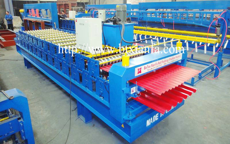 roof steel deck machine