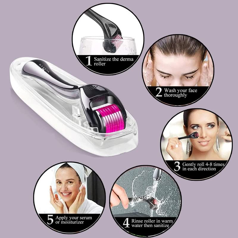 Home Face Micro-Nadel-Therapie Derma Roller