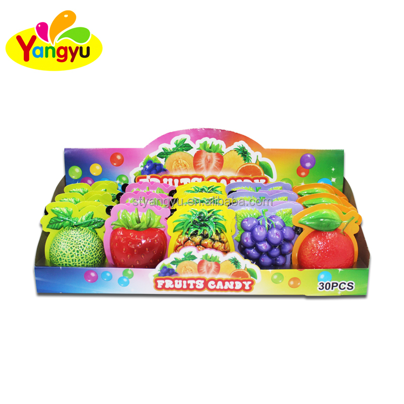 Custom Candy Fruits Shape Round Candy