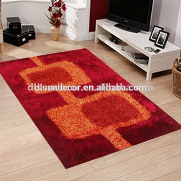 100% polyester long pile shaggy carpets