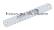 white aluminum closet sliding door lock