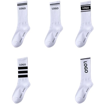 Custom Logo Crew Socks & Athletic Socks - Factory Direct OEM MOQ